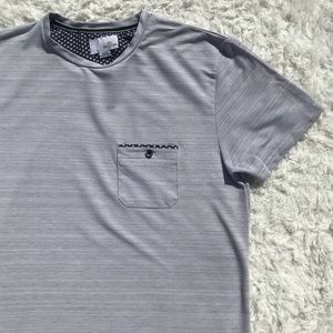 Craft & Flow | Gray Short Sleeve One Pocket Shirt